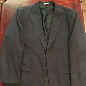 Men’s Navy Blue Sport Coat Jacket Size 44 R